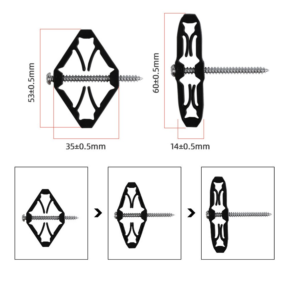 1 Set (10pcs) Wall Switch Mount Box Repair Tool Secret Stash 118mm Switch Cassette Repairer Support Rod Electrician Accessories