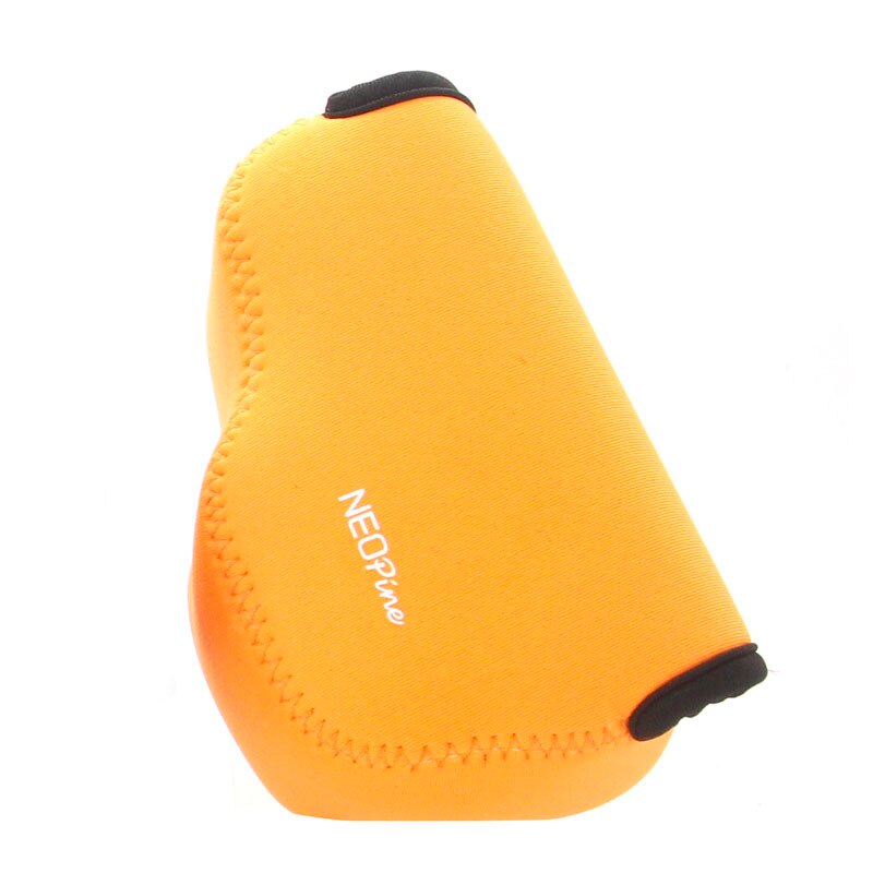 Funda protectora suave de neopreno para cámara Sony A6000 A6100 A6300 A6400 16-50mm: Naranja