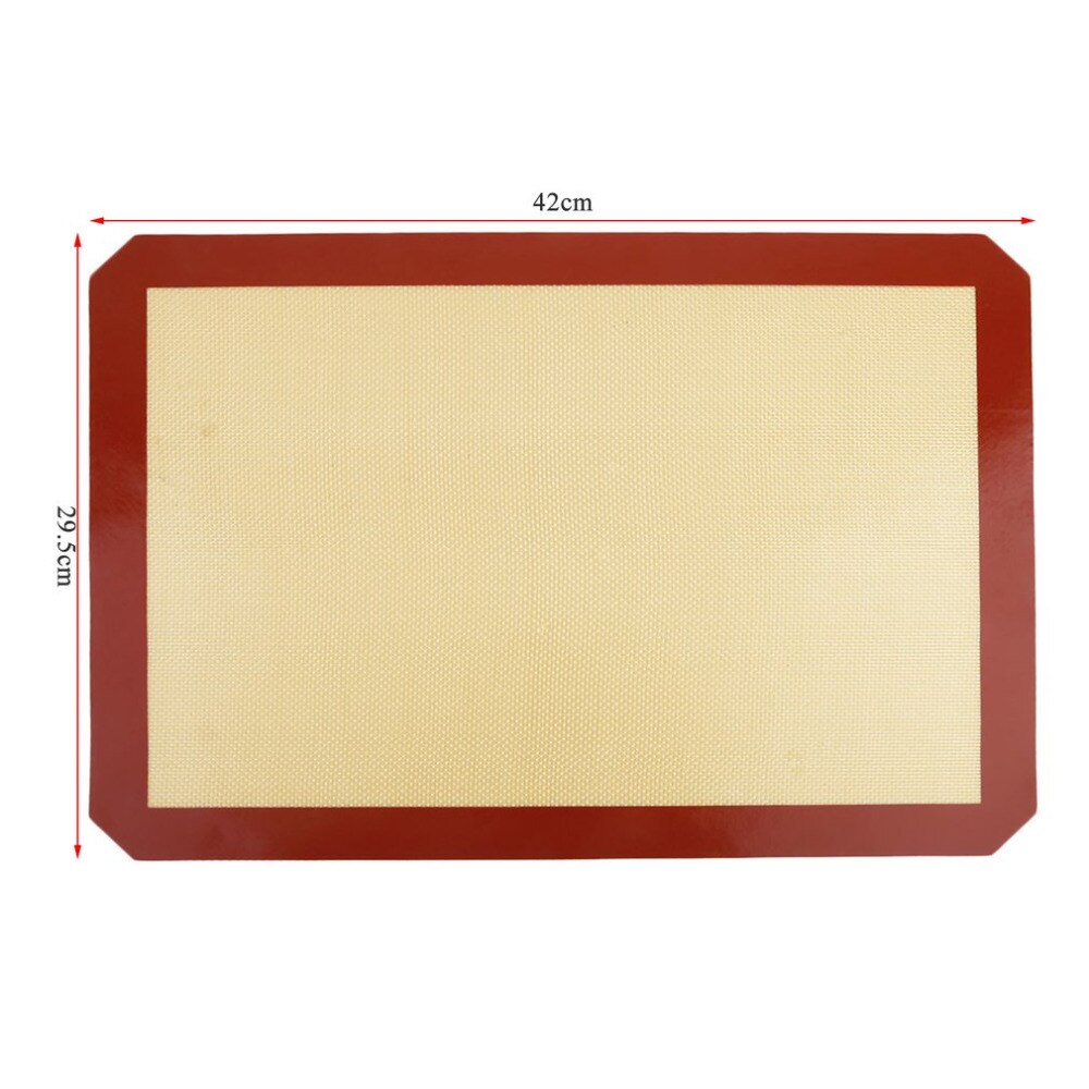 42*30cm Heat Resistance Baking Fiberglass Silicone Non-stick Mat Microwave Oven Cooking Pad Sheet Kitchen Bakeware Baking Mat