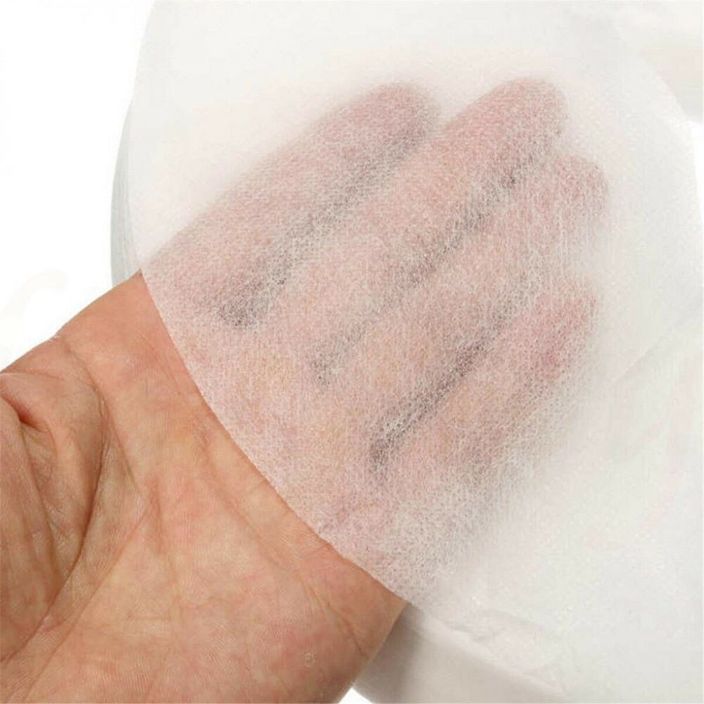 100Pcs Disposable Massage Bed Table Face Hole Cover Waterproof Non-Woven Fabric Sanitary Face Pad Towel