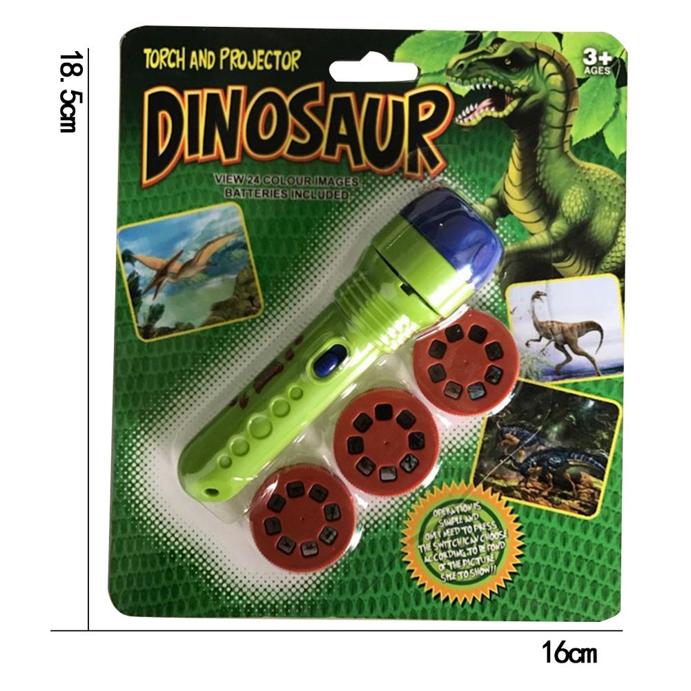 11.5cm Mini Led Mini Projector Zaklamp Bedtime Nachtlampje kinderen Speelgoed Zaklamp Dinosaurus Ruimte Oceaan Projectie Flashlig: Ancient dinosaur