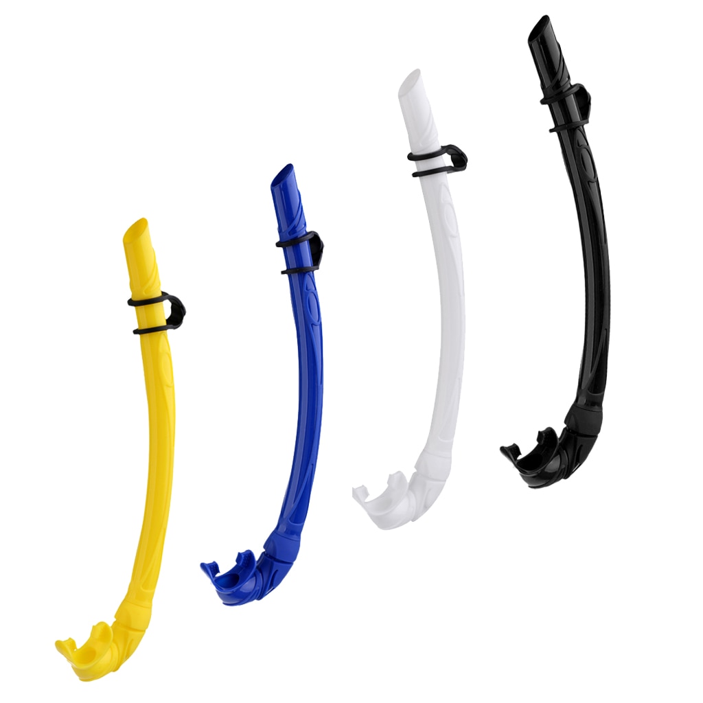 Sammenleggbar silikon roll up snorkel undervanns vannsport dykking snorkling svømming pusteluftslange - forskjellige farger