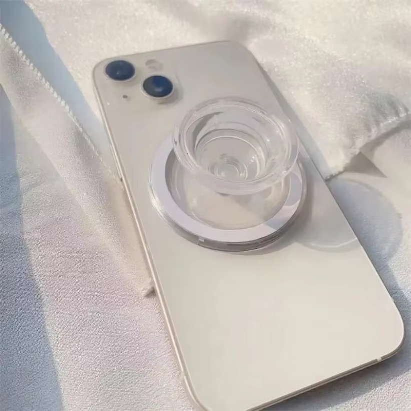 Opvouwbare magnetische mobiele telefoon grip houder socket zak voor Magsafe iPhone 16 15 14 13 12 Pro Max ringvinger uitbreidende standaard