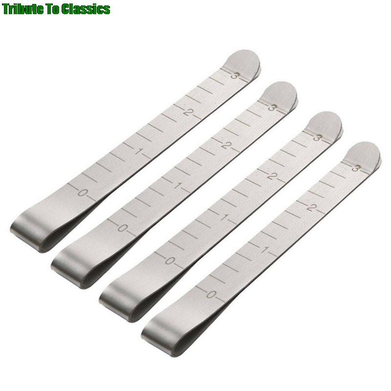 5pcs Metal Sewing Crimping Clip Stainless Steel Hemming Clips Ruler