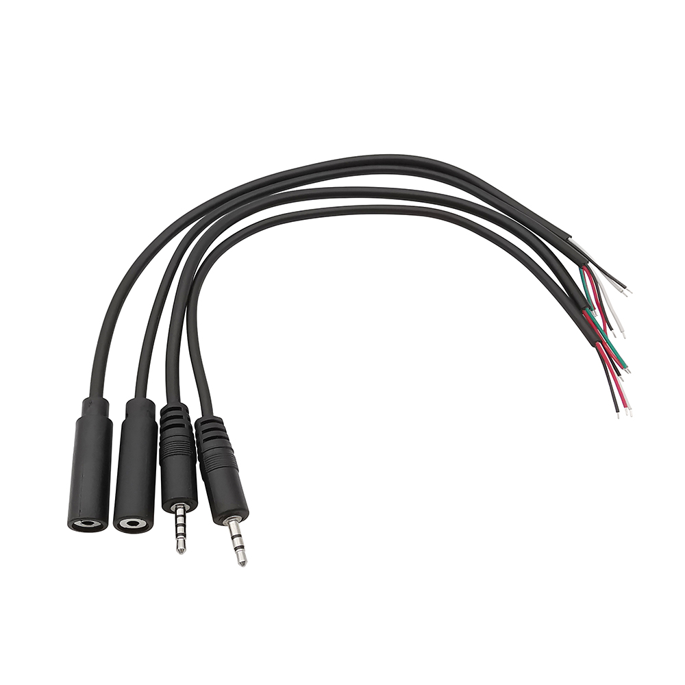 1/5 Uds 2,5mm 3,5mm Mono Cable de Audio estéreo macho hembra conector Jack 2/3/4Pin Cable de extensión DIY auricular micrófono Cable de reparación