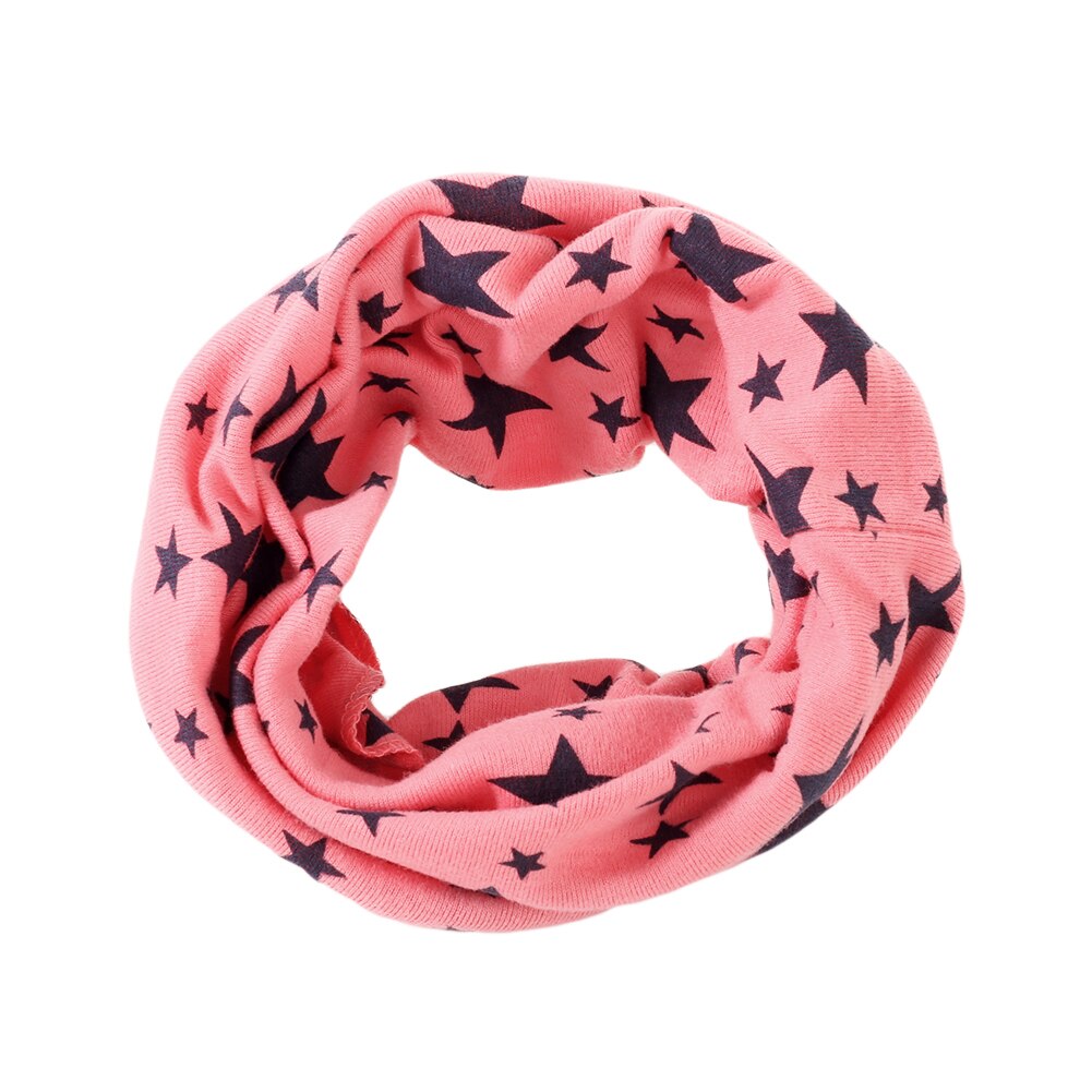 Bufandas de estrellas, pañoleta de algodón para niños, niño, pañuelos de niña, chal Unisex, tejido de invierno, Otoño, bufanda adorable para niños