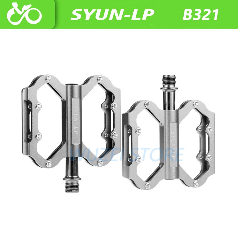 SYUN_LP Ultralight Verzegelde Fiets Pedaal Cnc Aluminium 3 Lagers Anti-Slip Pedaal Voor Mtb Weg Mountainbike Fietsen Accessoires