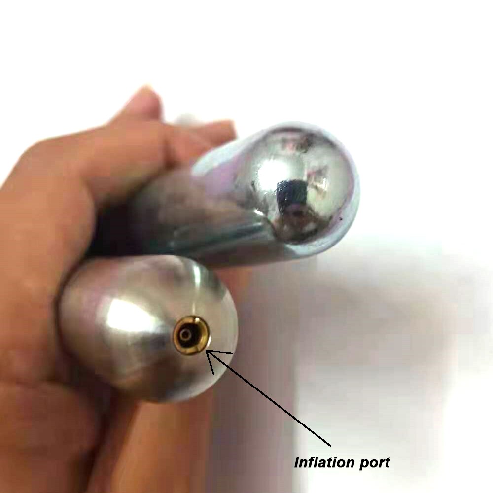 Refuse to Use Disposable Stainless Steel Refillable Rechargeable Cartridge Cylinder Pump Recycling for bicycle