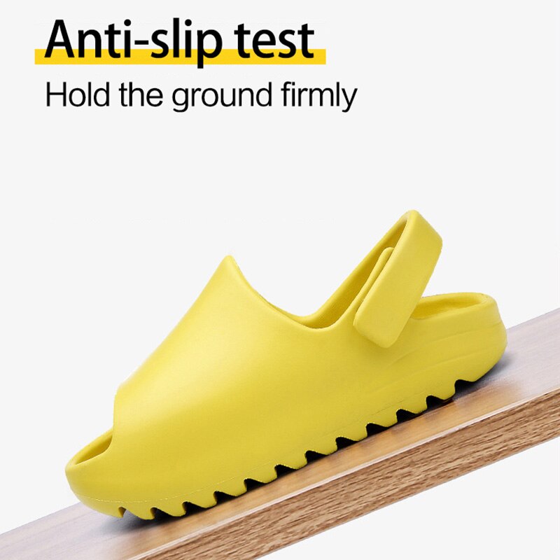 Summer Light Coconut Explosion Models Children's Kids Sandals Slippers Soft Home Thick-soled Non-Slip Boys Girls Beach Outdoor