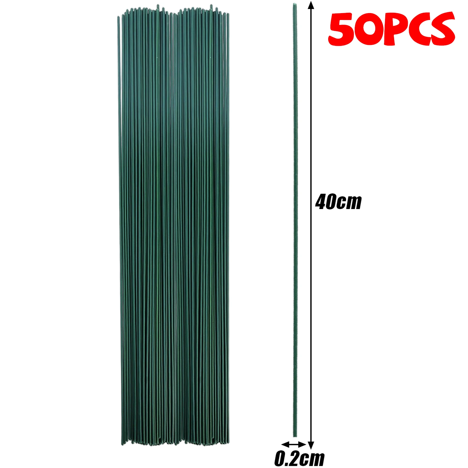 30/40cm Zielone Patyczki robić Kwiatów DIY Drut robić Kwiatów Szydełkowe Kwiaty Palik robić Tworzenia Kompozycji Kwiatowych Narzędzia robić Florystyki Taśma Florystyczna: Niebieski