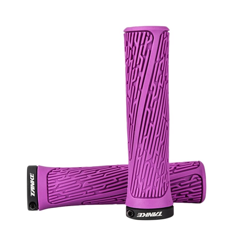 Coperchio manubrio bici pieghevole TANKE per coperchio manubrio bici MTB Brompton antiscivolo supporto forte impugnatura singola: Viola