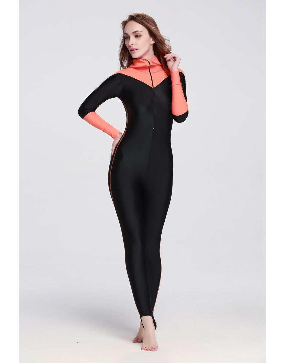 Vrouwen Lycra Dive Skin Nylon/Lycra Spandex Dive Pak Scuba Snorkel Snorkelen Zon Zon Guard Zwemmen Zwemmer zwemmen