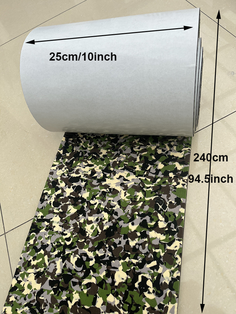 2400*250mm suelo marino cubierta de espuma Eva estera de teca de imitación alfombra enfriador superior hoja autoadhesiva antideslizante adecuada para lancha motora