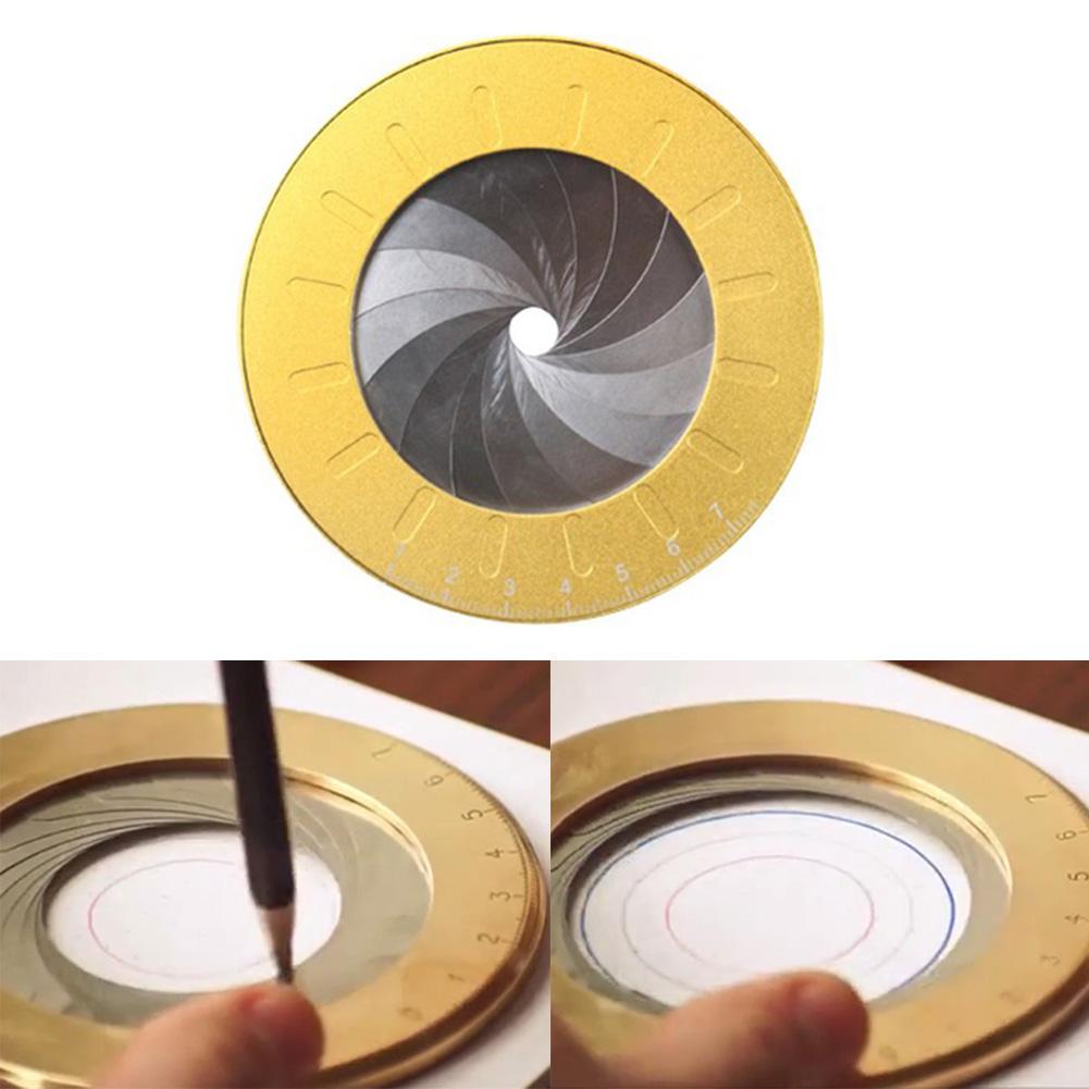 Circle Drawing Tool Adjustable Small Drawing Tools For Woodworking Enthusiasts Drawing Measurement Square Ruler 4: Circle Drawing Tool