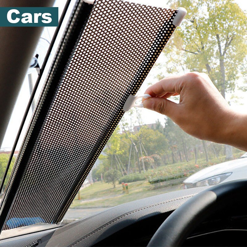 Rolgordijnen Zuignap Zonnescherm Verduisteringsgordijn Auto Slaapkamer Keuken Kantoor Venster Zonwering Gordijnen Nail-Gratis