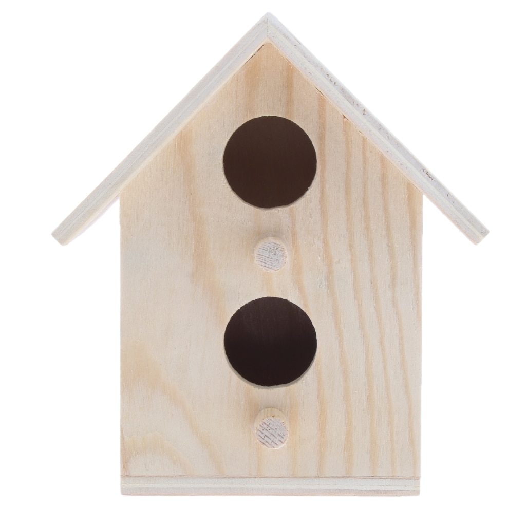 Bird Nest Box Bird House Budgie Wood Breeding Box for Lovebirds, Parrotlets Mating Box