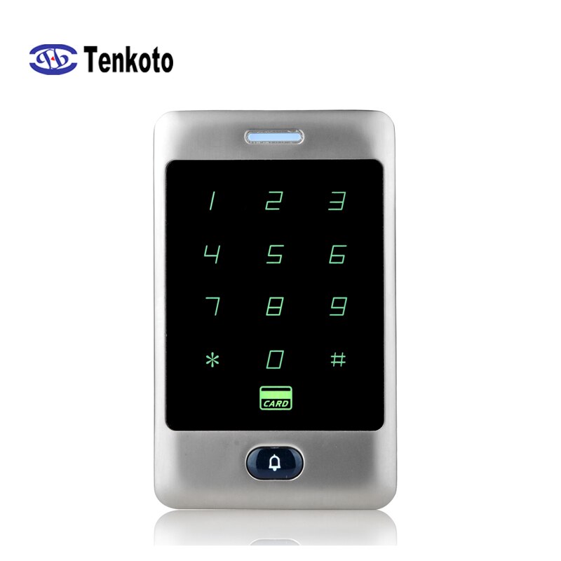 Metalen wiegand contactloos digitaal toetsenbord, id-kaart, ic-toegangscontrole, touch-wachtwoordvergrendeling, rfid-lezer