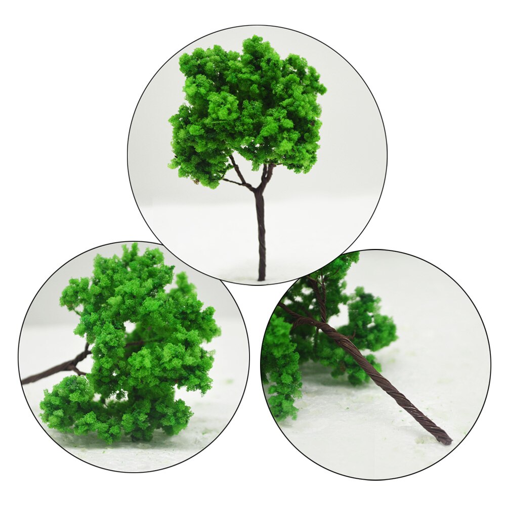 Diorama Miniature Trees Model Simulation Tree DIY Model Making Iron Wire Trees Railway Train Architecture Building Layout 20pcs