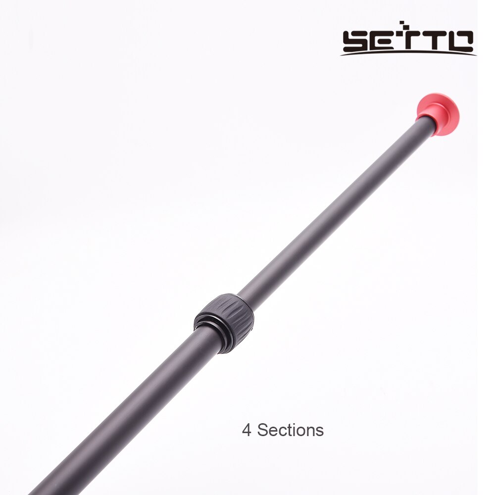 SETTO Aluminium Alloy Selfie Stick / Desktop Tripod Extension Rod GO100 / Accessories for Gopro Smart Phone Mirrorless Camera