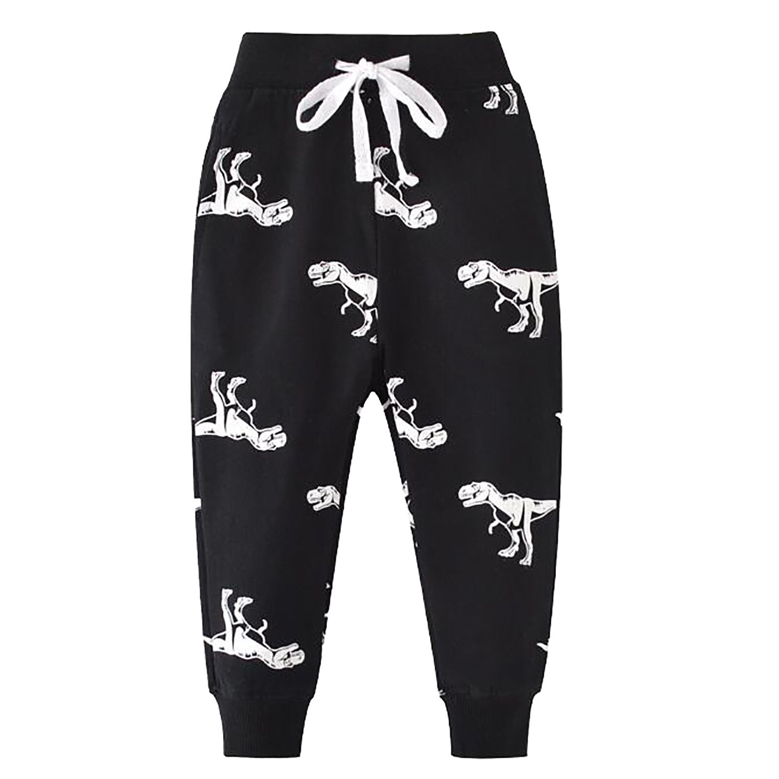 Baby Christmas Outfit 2-7t Boys Winter Pants Pantalón Chándal Niño Boy Jogging Pants Animal Print Drawstring Stretch Pants: 3T