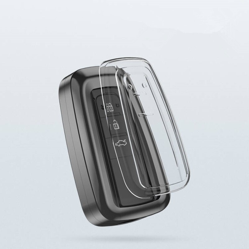 TPU Car Key Case Full Cover Shell For TOYOTA RAV4 Alphard FJ CRUISER Car Keychain