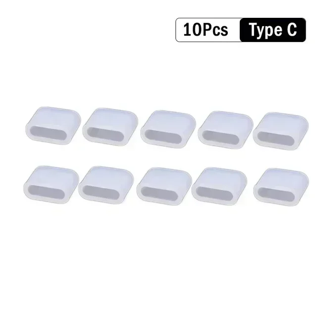 Cubierta protectora de puerto de carga de Cable de datos de silicona, tapa antipolvo para IOS tipo C, Protector de cubierta Micro USB para línea de datos: YELLOW