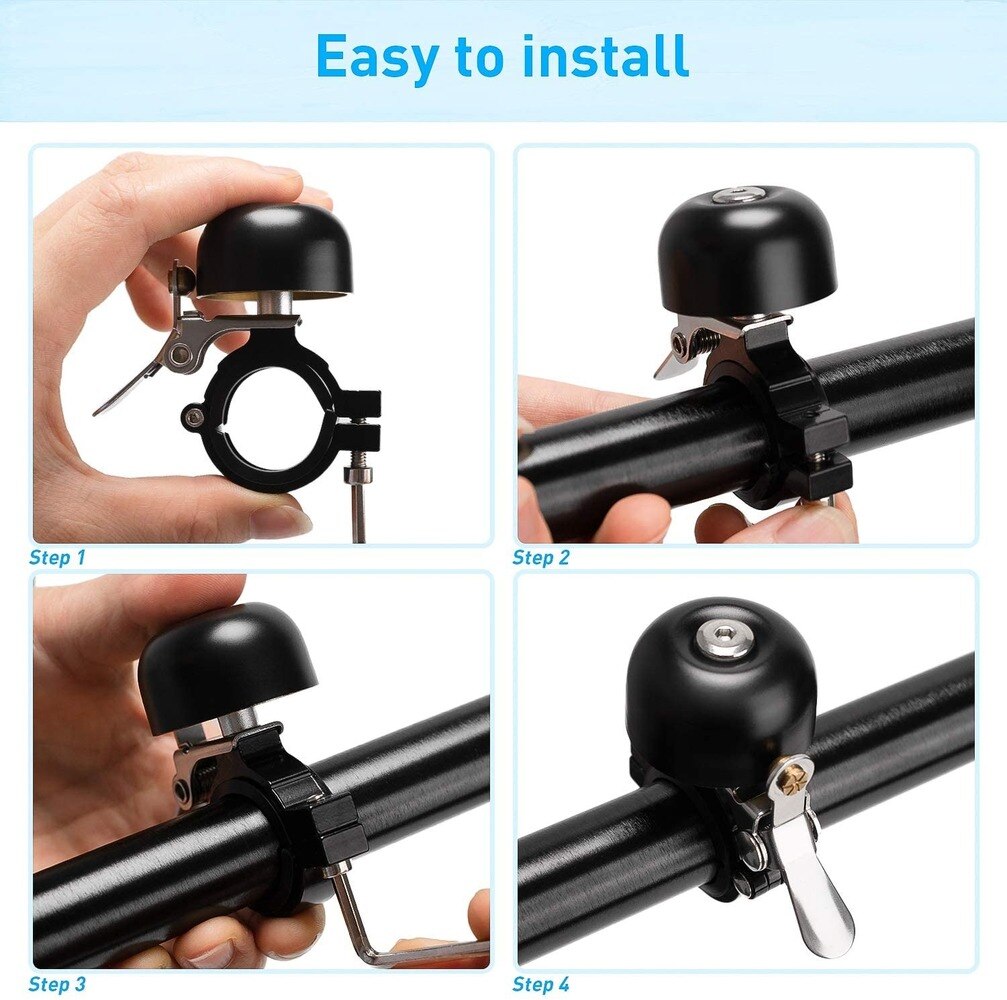 Bike Bell Copper Bicycle Bell Retro Style Loud Cle... – Grandado