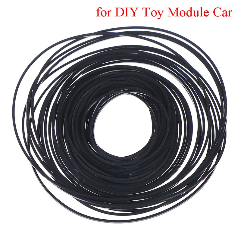 100 Courroies Noires Pour Lecteur Cassette – Caoutchouc, Remplacement Facile