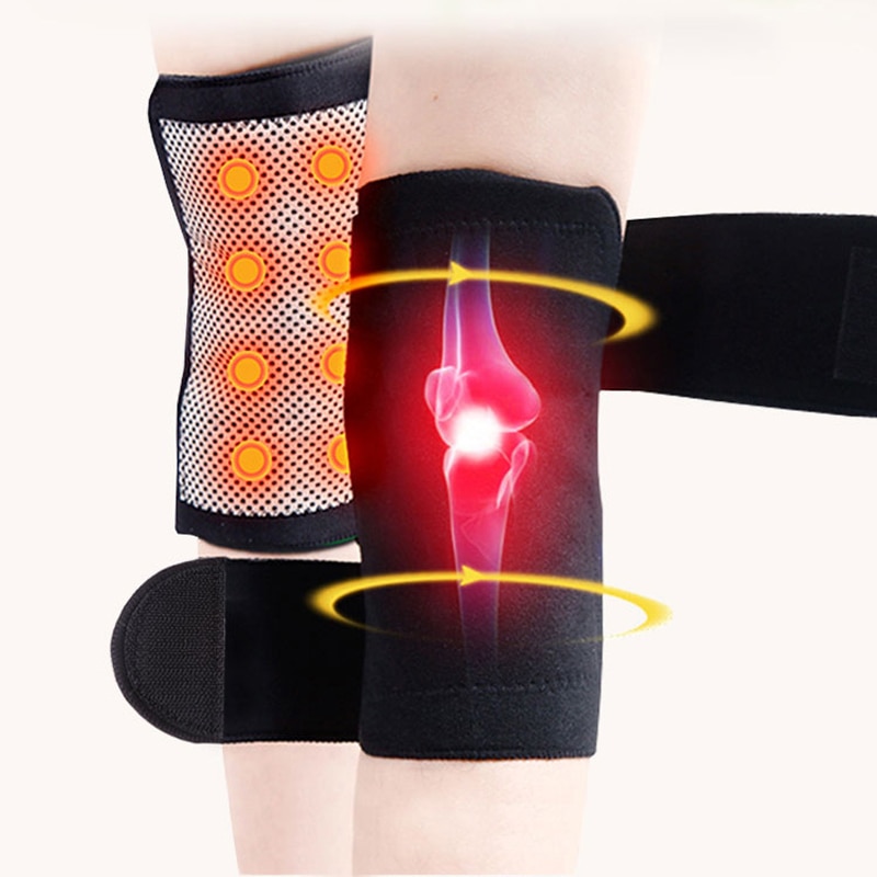 Toermalijn Zelf Verwarming Kneepad Magnetische Therapie Knie Ondersteuning Pijnbestrijding Verwarming Belt Knie Massager 1 Paar