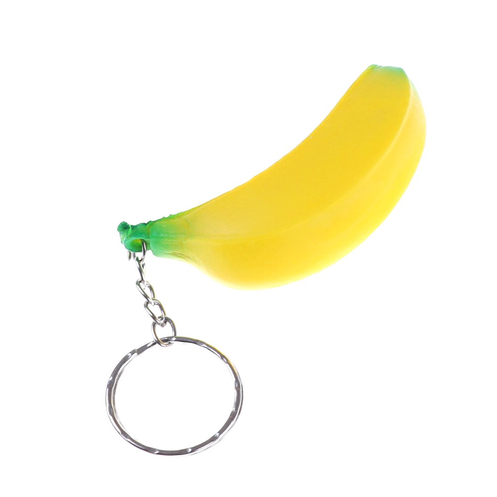 1pz Banana Squishy lento Aumento di Natale jumbo carlino canna Arredamento Viso Cinghie Del Telefono Del Pendente Spremere fatica di Stirata di Pannello per Bambini regali