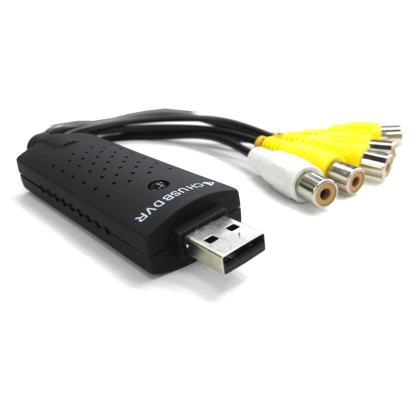 ANPWOO 4 Channels USB DVR Video Capture,usb Video Capture Adapter for Changing Video To Display on PC DVR Card