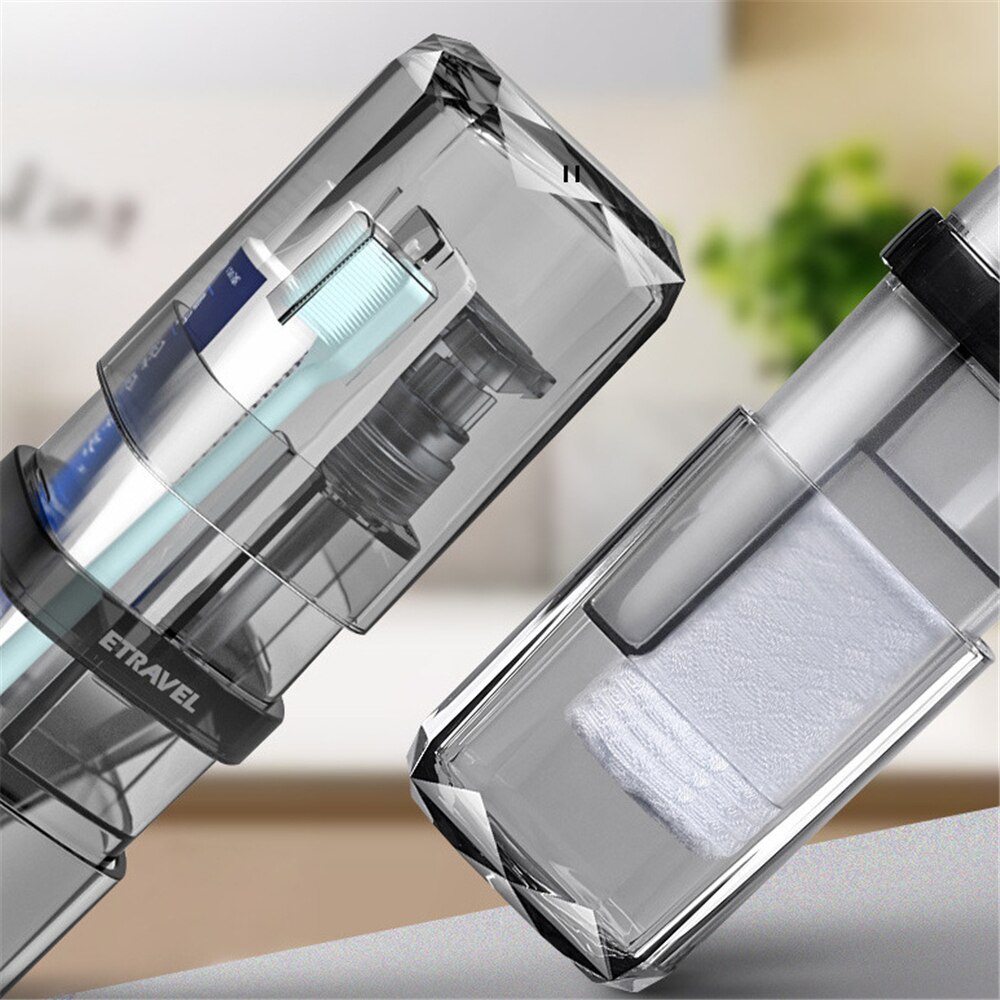 Gobelet de lavage de voyage, organisateur Portable de stockage de dentifrice brosse à dents avec sous-emballage, gobelet de séparation multifonction pour articles de toilette