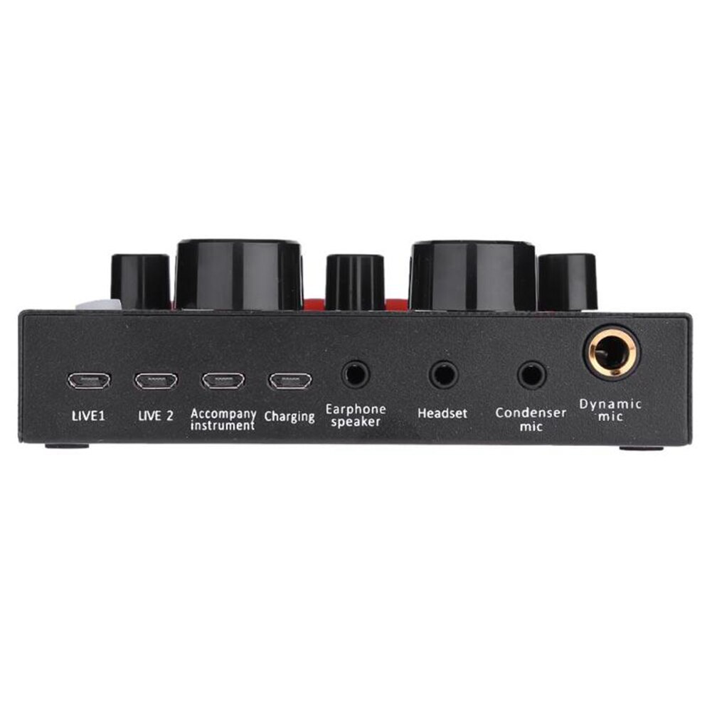 Computer Live External Sound Card Multiple Preset Effects Multiple Sound Functions Broadcast Sound Card For Mobile Phone PC