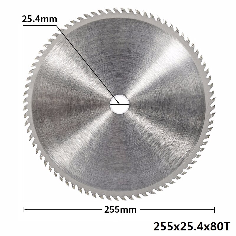 CMCP 40/60/80T Brush Cutter Blade Lawn Mower Cutter 255mm Circular Saw Blade For Lawn Mower Garden Tools: 255x25.4x80T