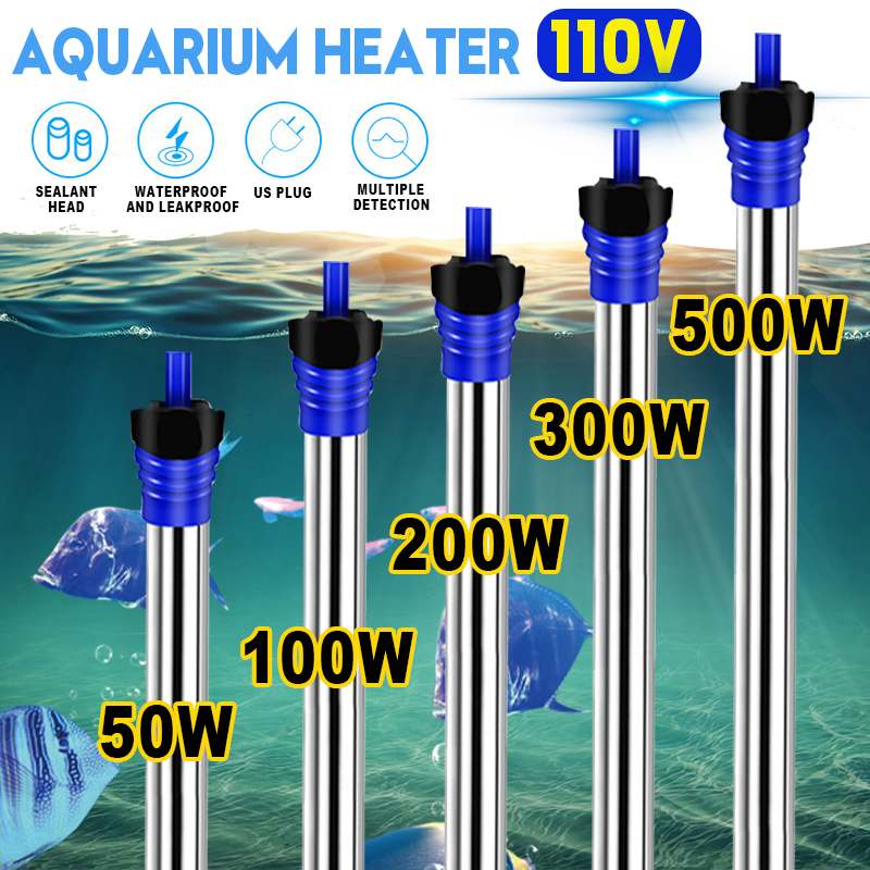 110V/220V 500W Aquarium Dompelpompen Heater Fish Tank Led Display Verstelbare Water Verwarmingselement Constante Temperatuur controle