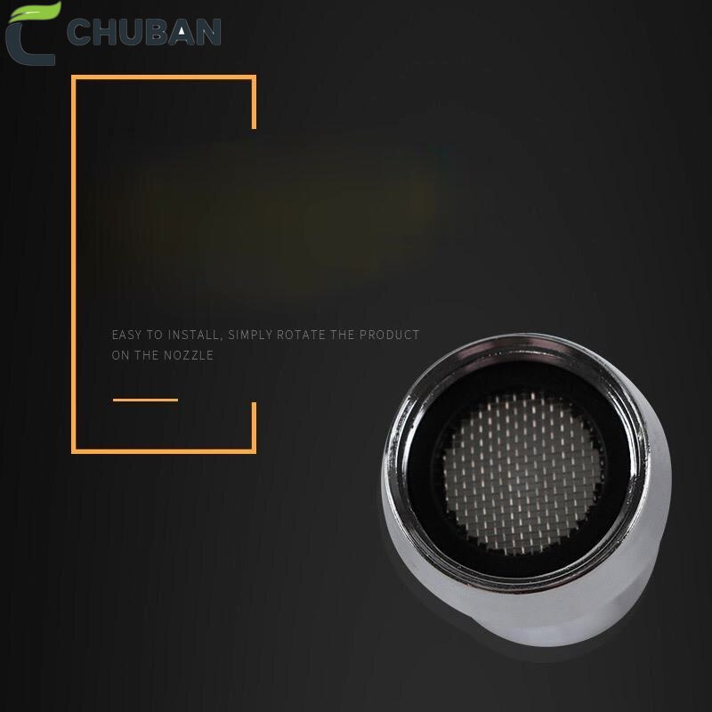 CHUBAN 1PC Led Faucet Light Intelligent Water Temperature Control Led Water Tap Kitchen Faucets No Need Battery N94