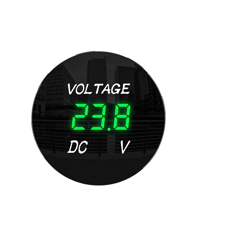 DC 12V-24V Pannello Digitale Voltmetro Tester Led Display Per Auto Auto