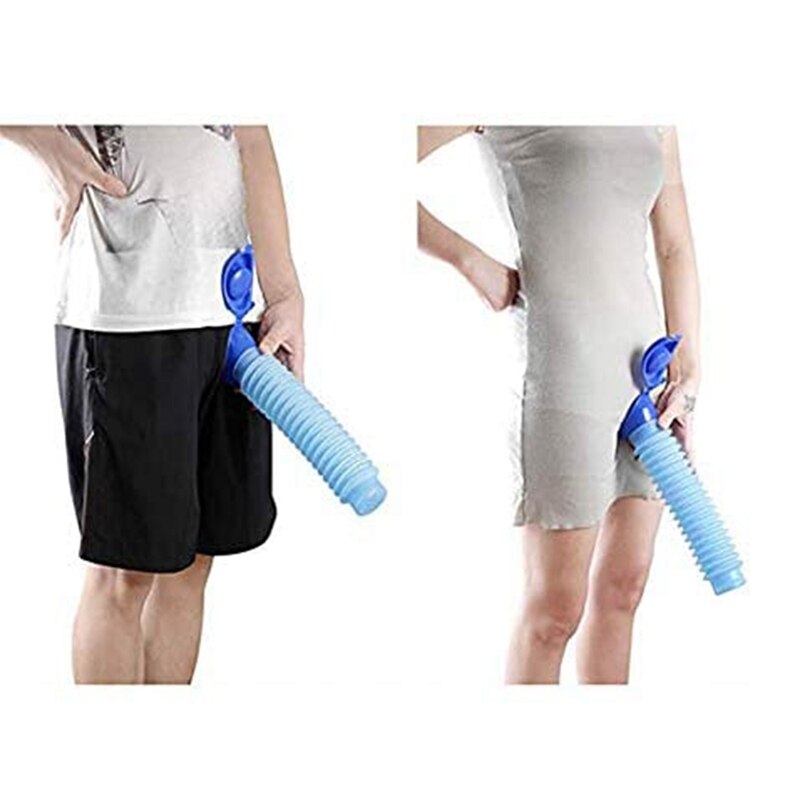 2 pacchetto Termoretraibile Orinatoio Maschile Femminile Portatile Di Emergenza mobile Wc, Vasino Pipì Bottiglia per il Campeggio Viaggi in automobile Marmellata di Traffico