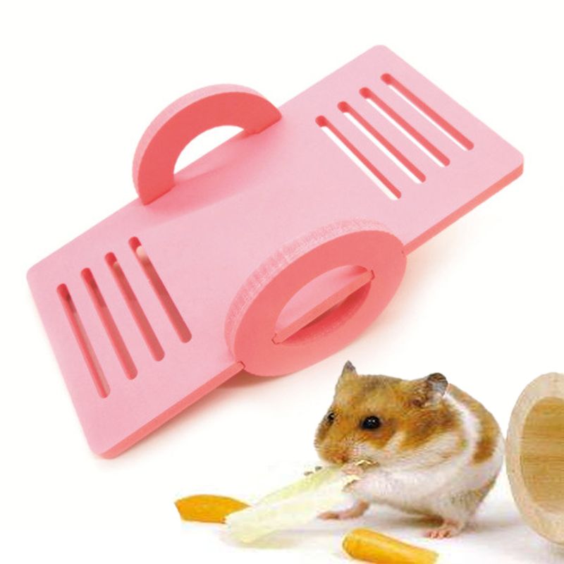 Hout Wip Voor Pet Hamster Kleine Dieren Spelen Oefening Speelgoed Fun Swing
