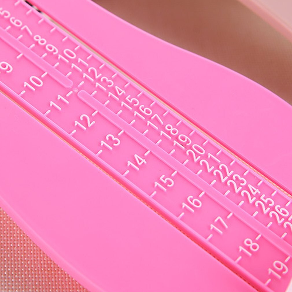 Plastique enfants infantile bébé pied mesure jauge chaussures taille mesure règle outil bébé chaussures mesure jauge dispositif