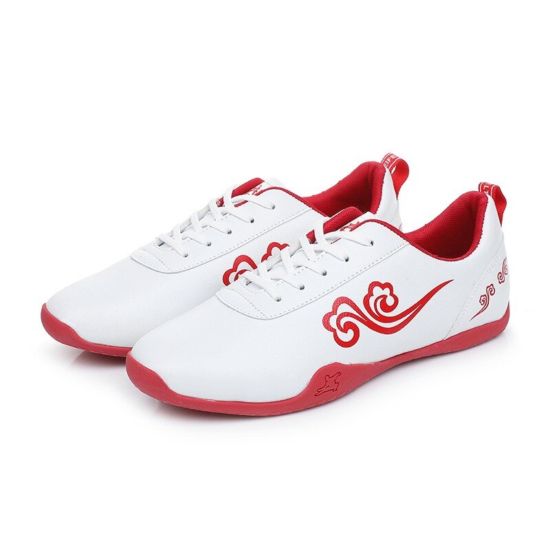 Comfortabele Tai Chi Kung Fu Schoenen Wushu Martial Arts Sport Sneakers Training Footwear Ochtend Oefening Martial Arts Schoenen: WHITE / 44