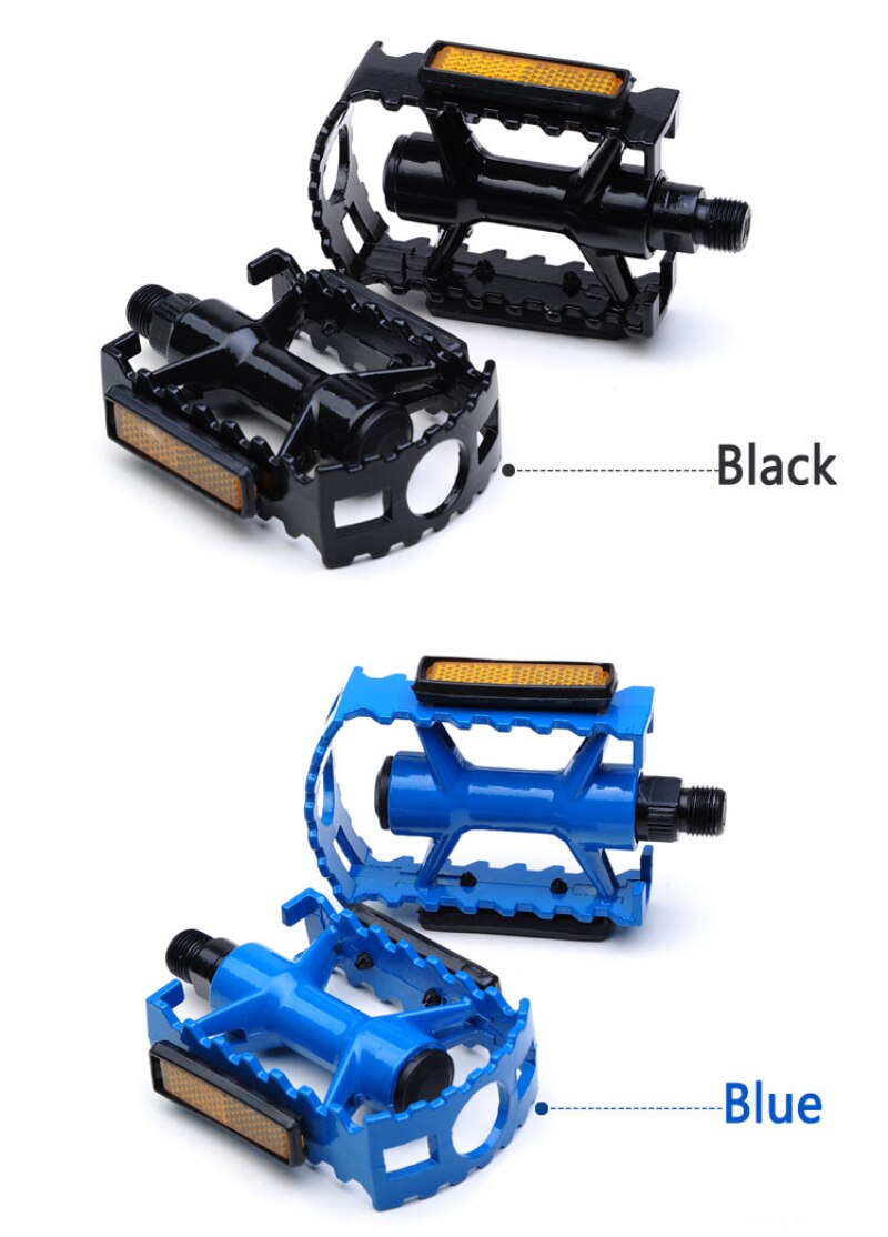 1 Paar Aluminium Pedaal Fiets Pedaal Weg Mountainbike Deel Pedaal Fietsen Fiets Holle Platte Kooi Lager Pedalen Zg