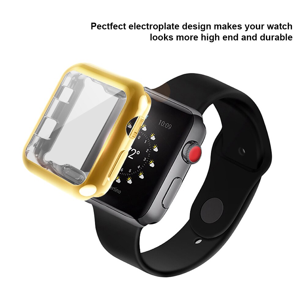 Plastic for apple watch cases 44mm 38mm 42mm 40mm for apple watch protector 44mm for iwatch csae for apple watch 5 44mm