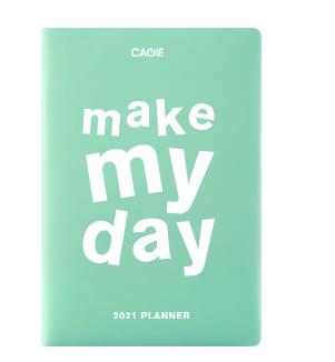 Agenda Planner Organizer Small A7 Diary Notebook and Journal Pocket Plan Notepad Weekly School Travelers Daily Note Book: Green