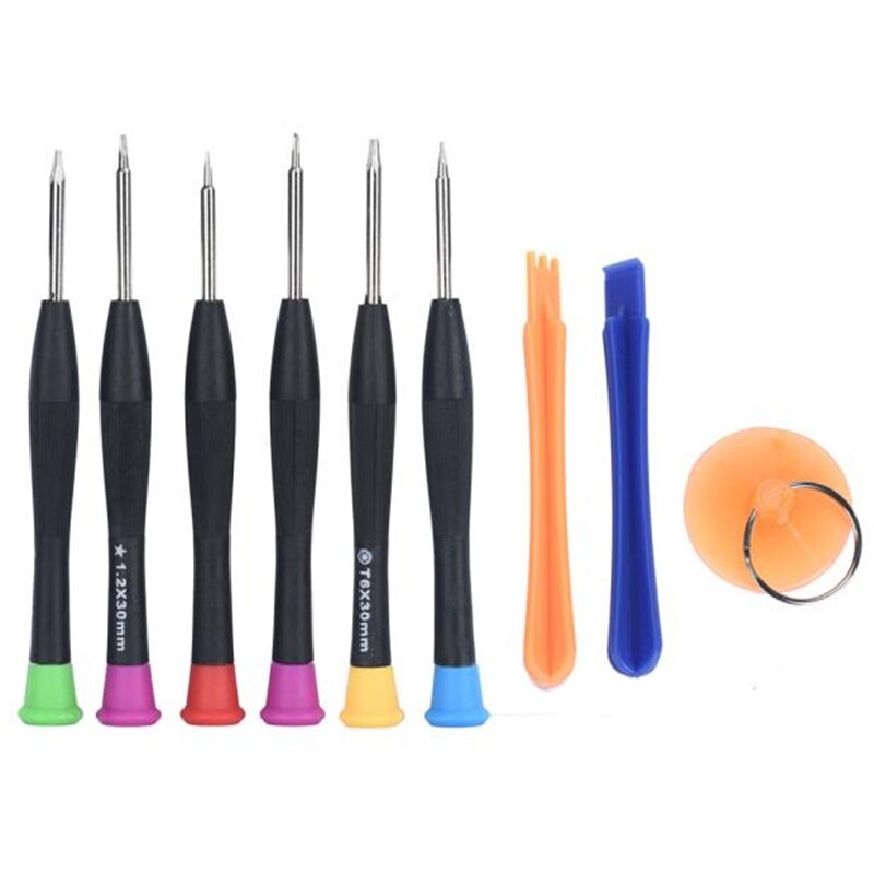 Car And Motorcycle tool 9 IN1 Universal Mobile Repair Opening Tool Kit Set Pry For iPhone 6S Smart Phone Vicky