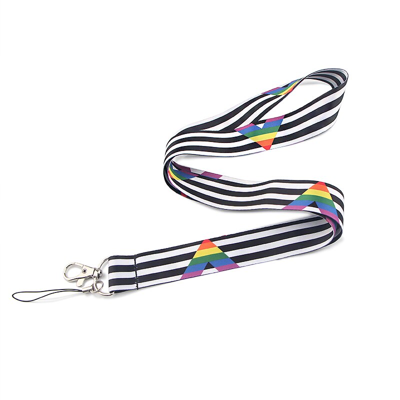 CA101 Rainbow Neck Strap Lanyard voor sleutels ID Kaart Mobiele Telefoon Bandjes USB Badge houder DIY Neck Strap Hang Touw lariat Lanyards: 2