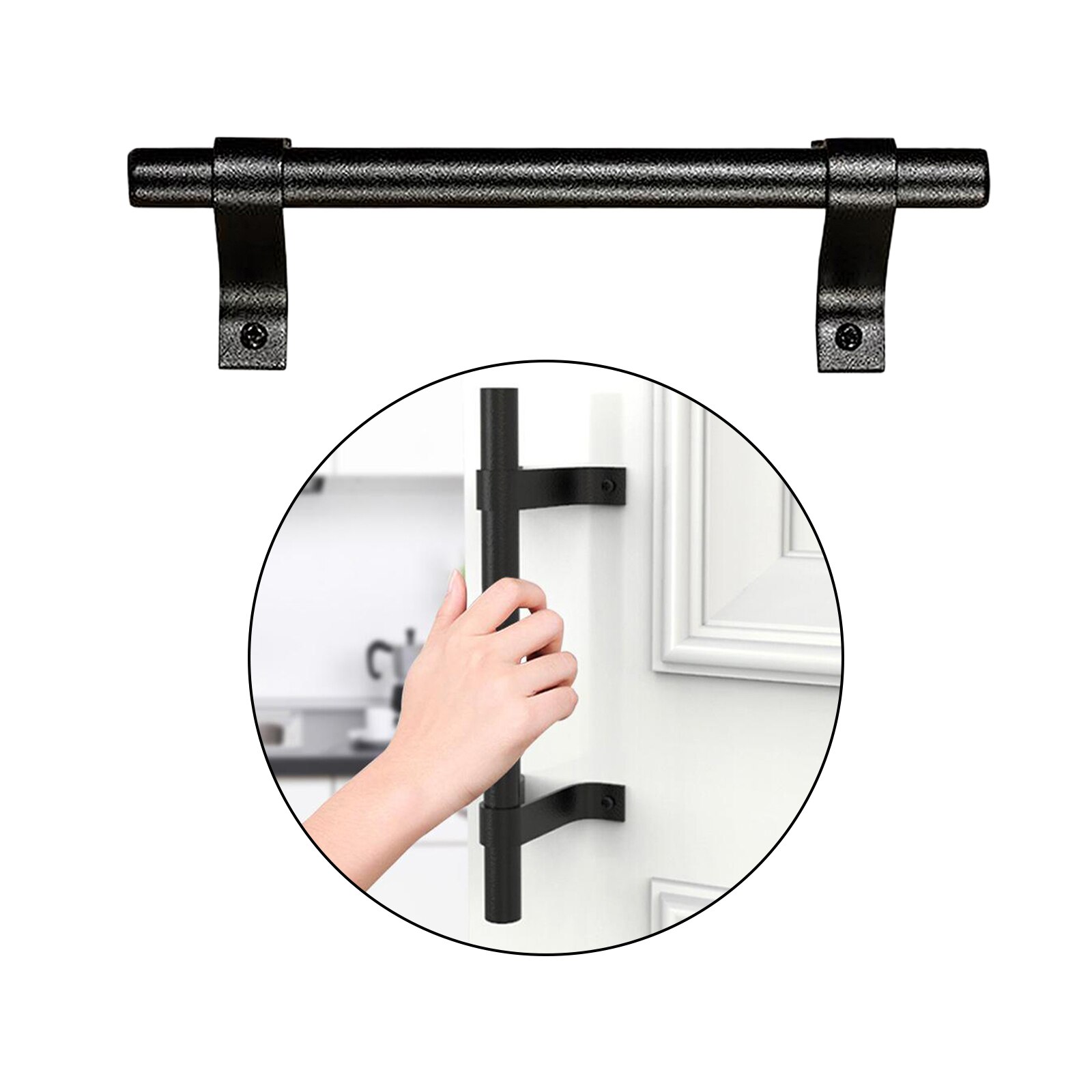 Cabinet Pulls Handles Modern Cabinet Hardware Brushed Pulls Carbon Steel Kitchen Drawer Pulls for Bathroom Closet Wardrobe