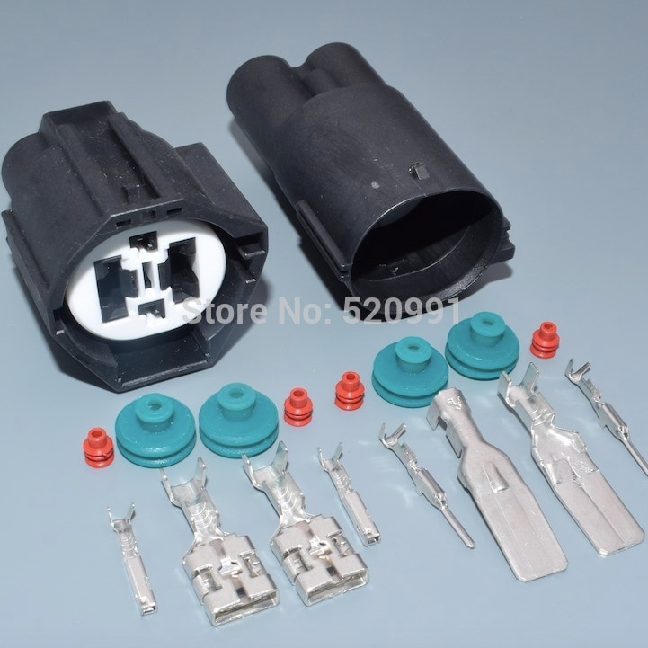 shhworldsea 1sets 4 Pin 7283-8497-90 Female Waterproof Connector Electric Fan Socket Plug For Ford Focus Volvo Land Rover