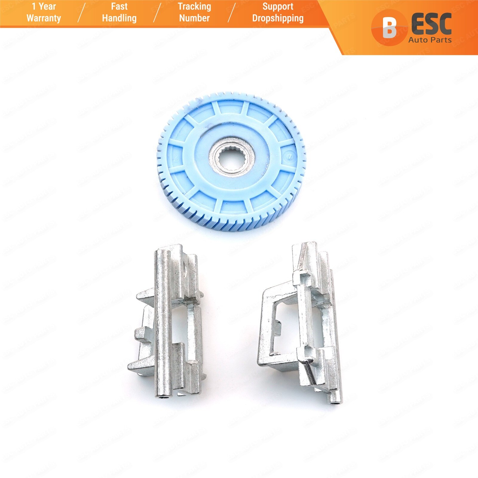ESC – pièces automobiles pour Peugeot 206, curseur de toit ouvrant, supports gauche et droit et engrenage de moteur, depuis la turquie, esr8 + ESR27