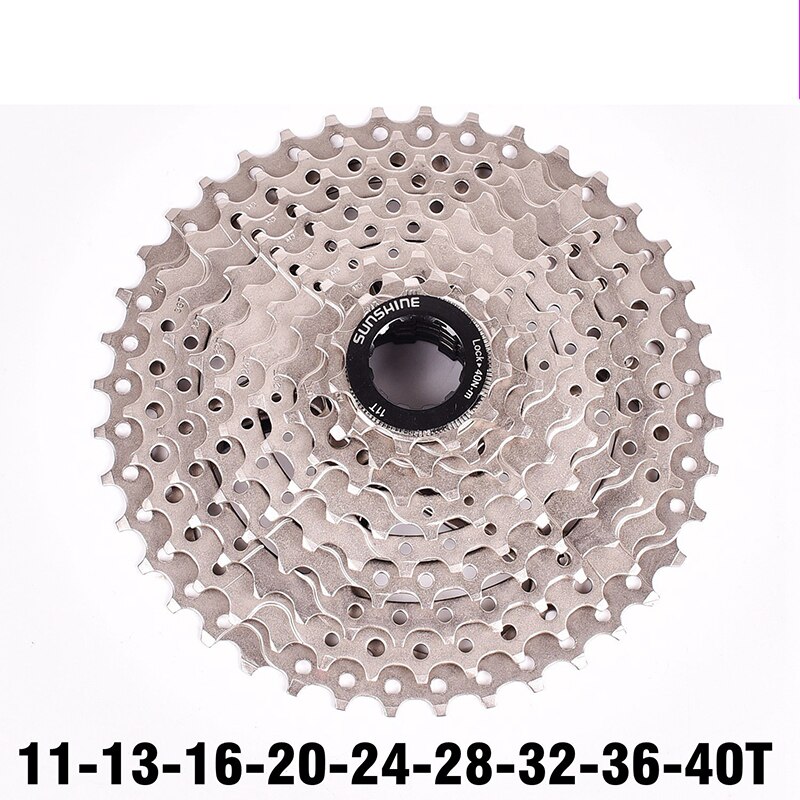 Bicicleta de carretera MTB de 10 velocidades, casete de rueda libre para bicicleta 9S 32/36/40/42/50T para pieza de bicicleta SRAM deore m6000: 9s 11 40T A